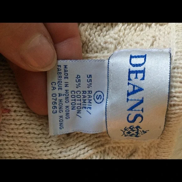 On hold for M 💎 Classy vintage 17.5”PTP Fair isle S light Aran Irish French Par… - Picture 8 of 15